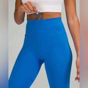 Lululemon Wunder Train High-Rise Crop 21" Poolside